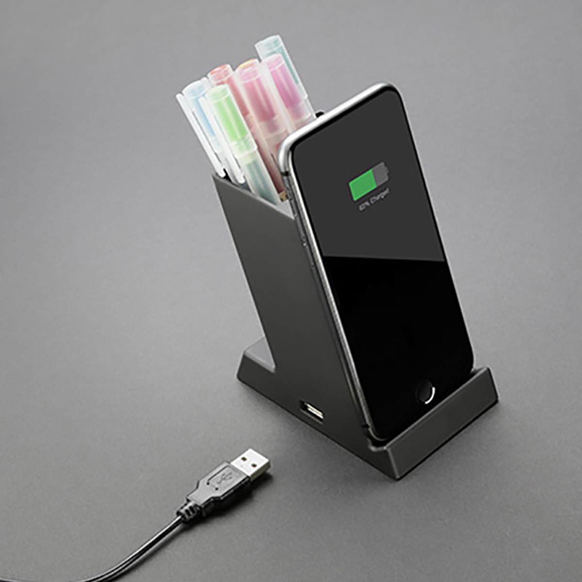 Biodegradable PLA 4 in 1 Phone Holder Wireless Charger